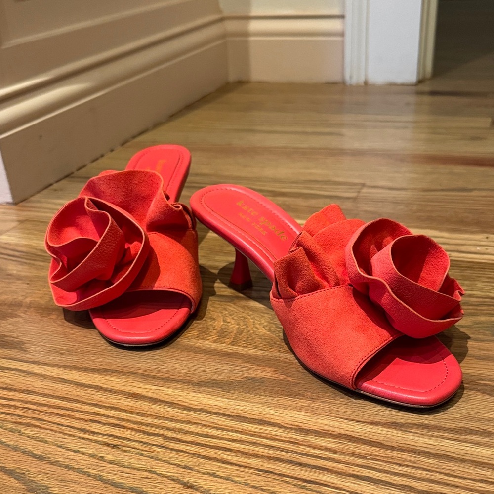 Kate Spade Flourish Heel Slides – Size 8– Excellent Condition